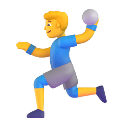 Man Playing Handball Emoji Copy Paste ― 🤾‍♂ - microsoft-teams-gifs