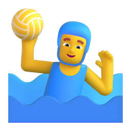 Man Playing Water Polo Emoji Copy Paste ― 🤽‍♂ - microsoft-teams-gifs