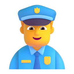 Man Police Officer Emoji Copy Paste ― 👮‍♂ - microsoft-teams-gifs