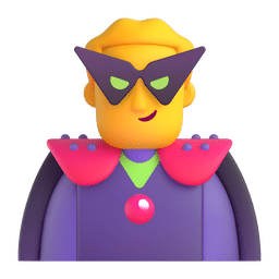 Man Supervillain Emoji Copy Paste ― 🦹‍♂ - microsoft-teams-gifs