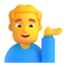 Man Tipping Hand Emoji Copy Paste ― 💁‍♂ - microsoft-teams-gifs