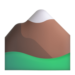 Mountain Emoji Copy Paste ― ⛰️ - microsoft-teams-gifs