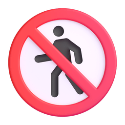 No Pedestrians Emoji Copy Paste ― 🚷 - microsoft-teams-gifs