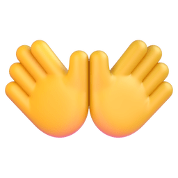 Open Hands Emoji Copy Paste ― 👐 - microsoft-teams-gifs