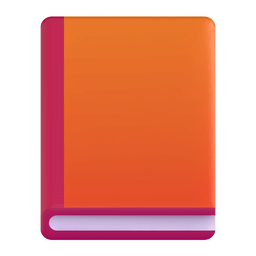 Orange Book Emoji Copy Paste ― 📙 - microsoft-teams-gifs