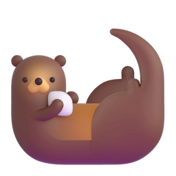 Otter Emoji Copy Paste ― 🦦 - microsoft-teams-gifs