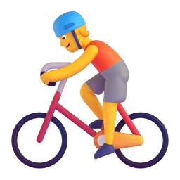 Person Biking Emoji Copy Paste ― 🚴 - microsoft-teams-gifs
