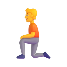 Person Kneeling Emoji Copy Paste ― 🧎 - microsoft-teams-gifs