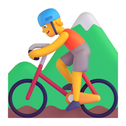 Person Mountain Biking Emoji Copy Paste ― 🚵 - microsoft-teams-gifs
