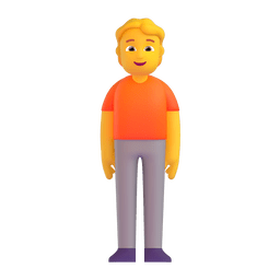 Person Standing Emoji Copy Paste ― 🧍 - microsoft-teams-gifs