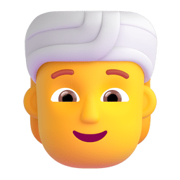 Person Wearing Turban Emoji Copy Paste ― 👳 - microsoft-teams-gifs