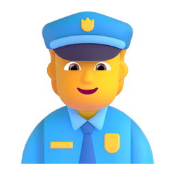 Police Officer Emoji Copy Paste ― 👮 - microsoft-teams-gifs