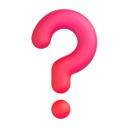 Red Question Mark Emoji Copy Paste ― ❓ - microsoft-teams-gifs