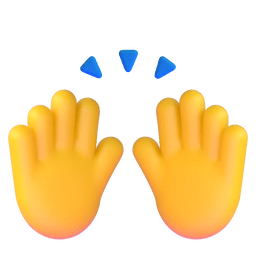 Raising Hands Emoji Copy Paste ― 🙌 - microsoft-teams-gifs
