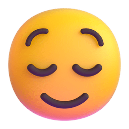 Relieved Face Emoji Copy Paste ― 😌 - microsoft-teams-gifs