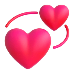 Revolving Hearts Emoji Copy Paste ― 💞 - microsoft-teams-gifs