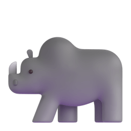 Rhinoceros Emoji Copy Paste ― 🦏 - microsoft-teams-gifs