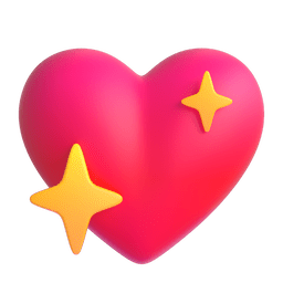 Sparkling Heart Emoji Copy Paste ― 💖 - microsoft-teams-gifs