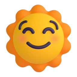Sun With Face Emoji Copy Paste ― 🌞 - microsoft-teams-gifs