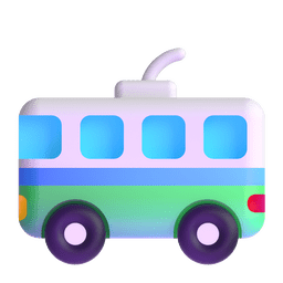 Trolleybus Emoji Copy Paste ― 🚎 - microsoft-teams-gifs
