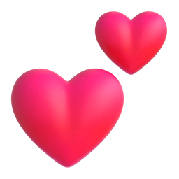 Two Hearts Emoji Copy Paste ― 💕 - microsoft-teams-gifs
