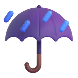 Umbrella With Rain Drops Emoji Copy Paste ― ☔ - microsoft-teams-gifs