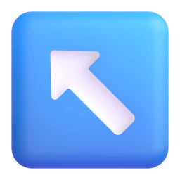 Up-left Arrow Emoji Copy Paste ― ↖️ - microsoft-teams-gifs