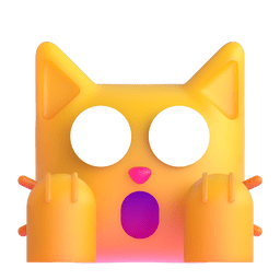 Weary Cat Emoji Copy Paste ― 🙀 - microsoft-teams-gifs