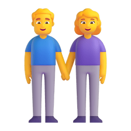 Woman And Man Holding Hands Emoji Copy Paste ― 👫 - microsoft-teams-gifs