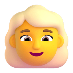 Woman: Blond Hair Emoji Copy Paste ― 👱‍♀ - microsoft-teams-gifs
