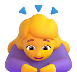 Woman Bowing Emoji Copy Paste ― 🙇‍♀ - microsoft-teams-gifs