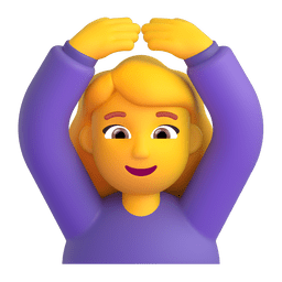 Woman Gesturing OK Emoji Copy Paste ― 🙆‍♀ - microsoft-teams-gifs
