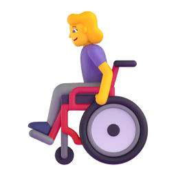 Woman In Manual Wheelchair Emoji Copy Paste ― 👩‍🦽 - microsoft-teams-gifs
