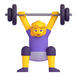 Woman Lifting Weights Emoji Copy Paste ― 🏋️‍♀ - microsoft-teams-gifs