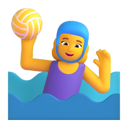 Woman Playing Water Polo Emoji Copy Paste ― 🤽‍♀ - microsoft-teams-gifs