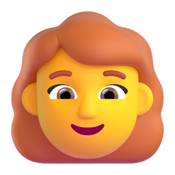 Woman: Red Hair Emoji Copy Paste ― 👩‍🦰 - microsoft-teams-gifs