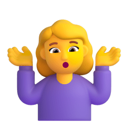Woman Shrugging Emoji Copy Paste ― 🤷‍♀ - microsoft-teams-gifs