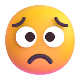 Worried Face Emoji Copy Paste ― 😟 - microsoft-teams-gifs