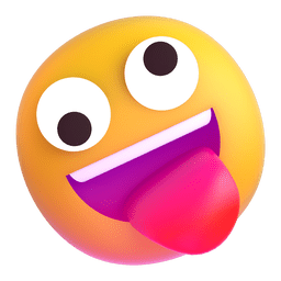 Zany Face Emoji On Microsoft Teams Gifs