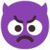 Angry Face With Horns Emoji Copy Paste ― 👿 - microsoft