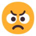 Angry Face Emoji Copy Paste ― 😠 - microsoft