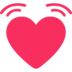 Beating Heart Emoji Copy Paste ― 💓 - microsoft