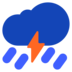 Cloud With Lightning And Rain Emoji Copy Paste ― ⛈️ - microsoft