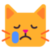 Crying Cat Emoji Copy Paste ― 😿 - microsoft