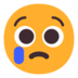 Crying Face Emoji Copy Paste ― 😢 - microsoft