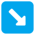 Down-right Arrow Emoji Copy Paste ― ↘️ - microsoft