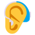 Ear With Hearing Aid Emoji Copy Paste ― 🦻 - microsoft