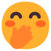 Face With Hand Over Mouth Emoji Copy Paste ― 🤭 - microsoft