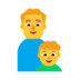 Family: Man, Boy Emoji Copy Paste ― 👨‍👦 - microsoft