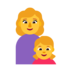 Family: Woman, Girl Emoji Copy Paste ― 👩‍👧 - microsoft